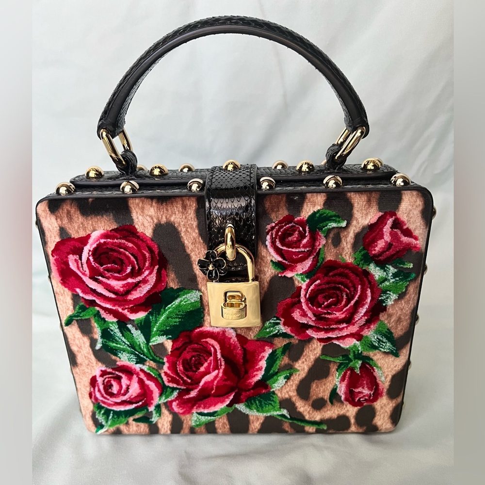 Dolce & Gabbana Velvet Box Bag